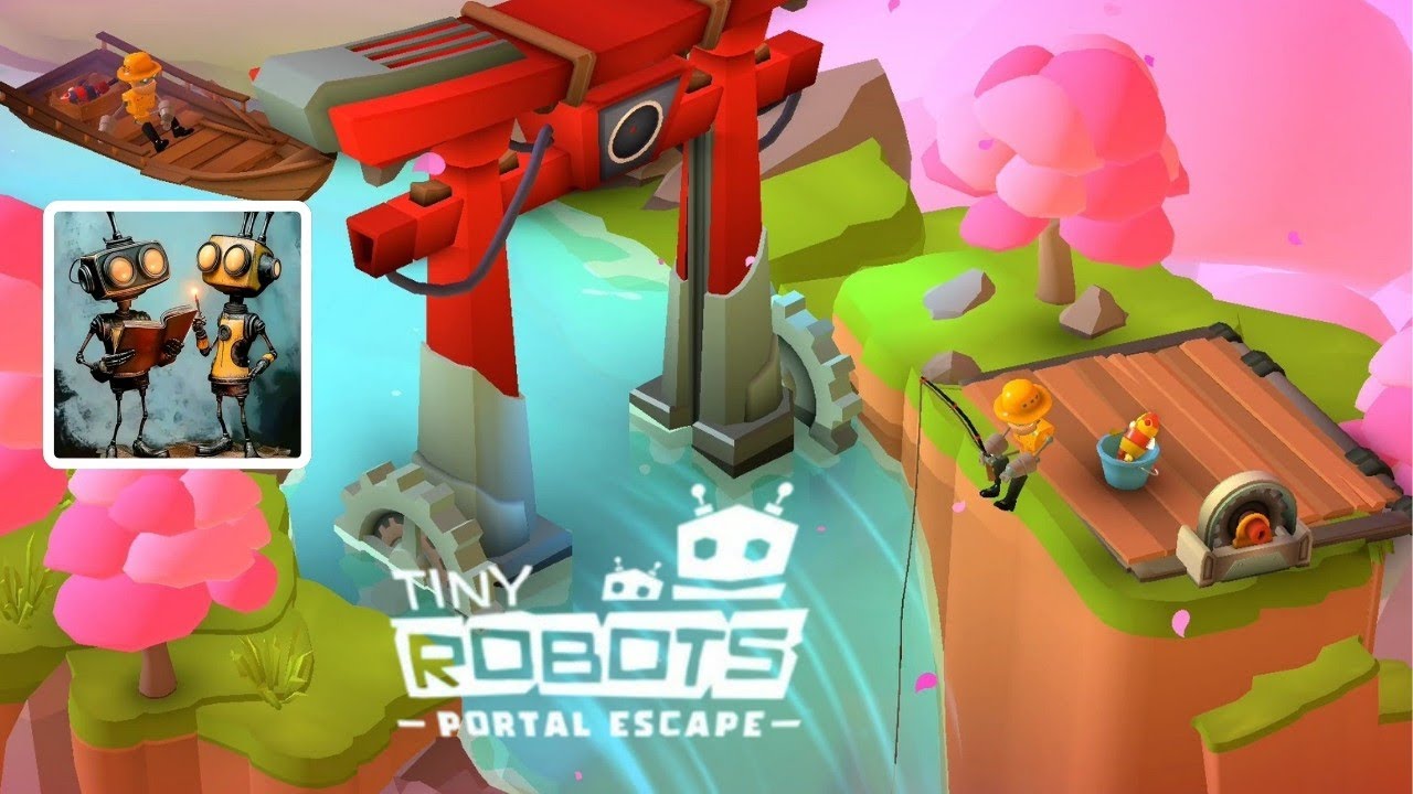 TINY ROBOTS : PORTAL ESCAPE | PUZZLES Gameplay | Part - 1 ( Android, ios)