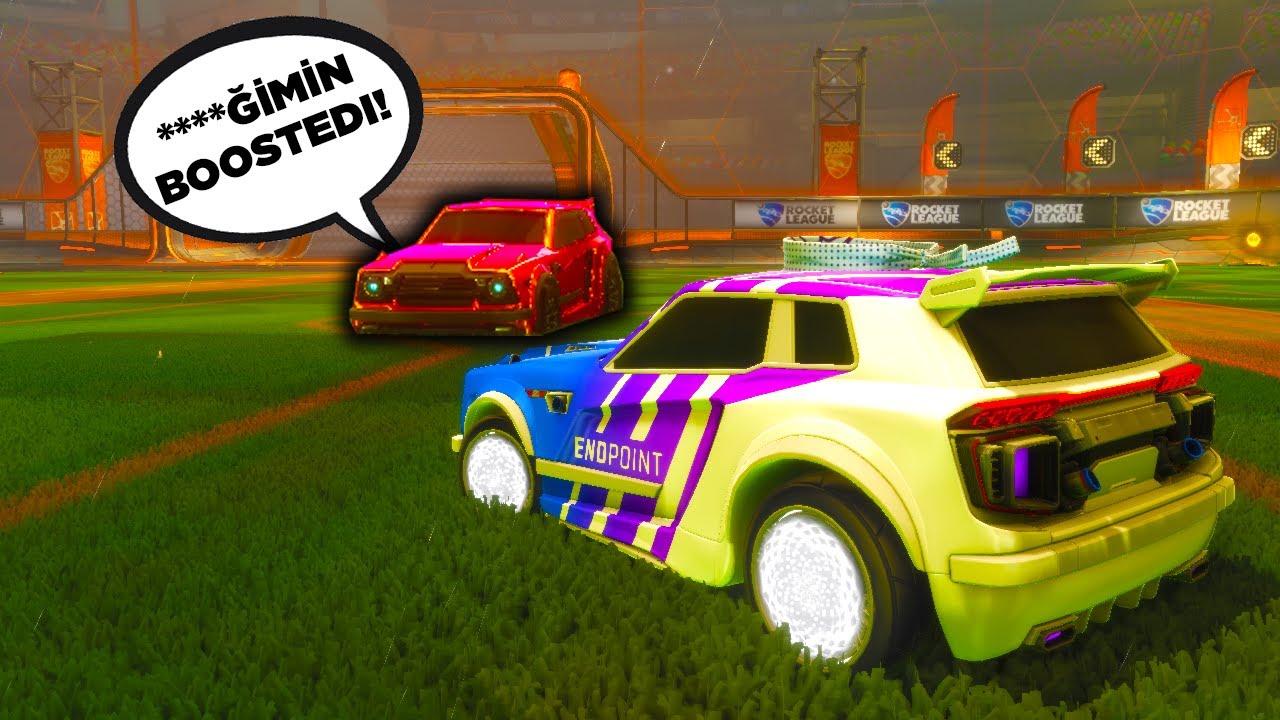 MAÇTA BANA KÜFÜR EDENİ 1V1 ÇAĞIRINCA KORKUP GELMEDİ! | 2v2 Rekabetçi (@AydinhoShorts Rocket League Türkçe)