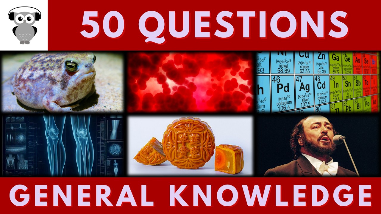 General Knowledge Quiz Trivia | 50 Questions | Do You Know Pub Quiz #quiz #trivia