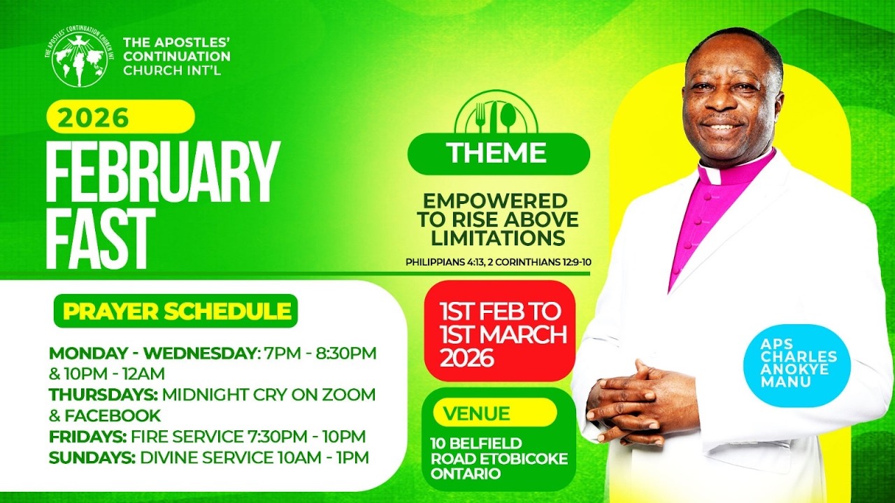 Welcome To 2026 February Fast |Day 06| YouTube | February 6TH 2026