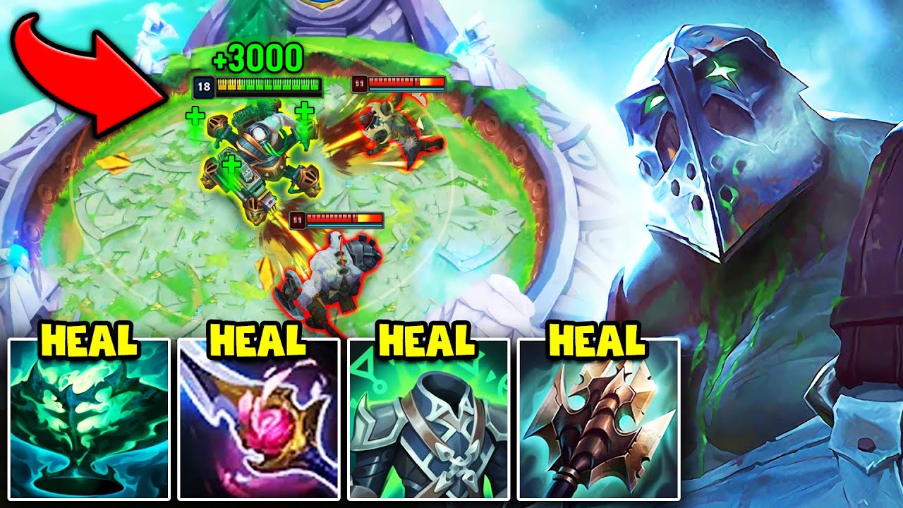 THIS HEALING URGOT BUILD IS BEING ABUSED IN 2V2 ARENA! (PRESS W AND HEAL TO FULL)