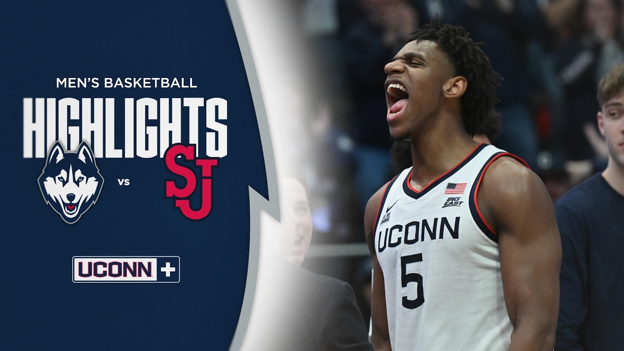 HIGHLIGHTS | No. 6 UConn Suffocates No. 15 St. John's In 72-40 Rout