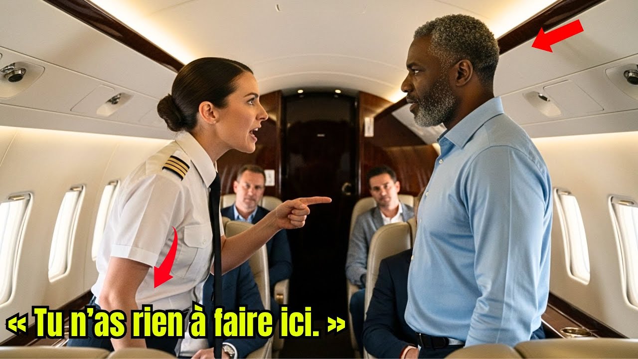 Un PDG noir refusé en première classe immobilise l’avion et fait renvoyer le pilote en colère net.