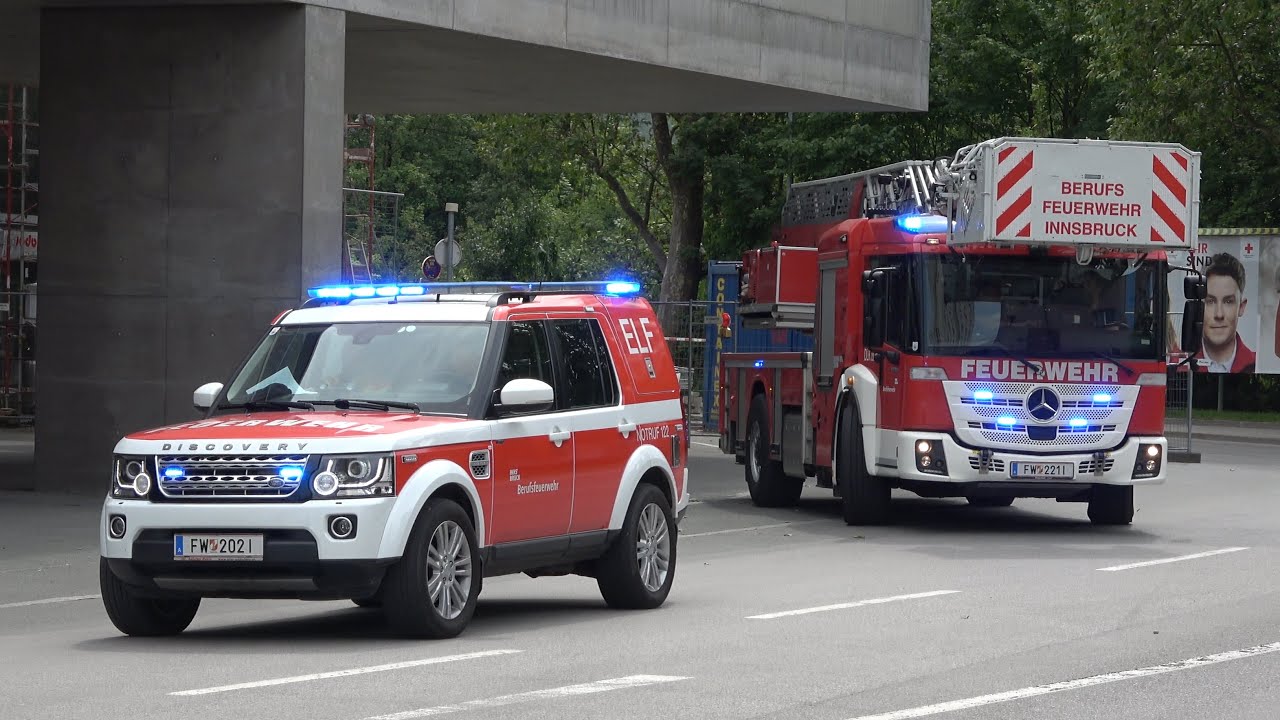 🇦🇹 NEW TLF! Fire Department Innsbruck turning out to Fire Alarm! #1605