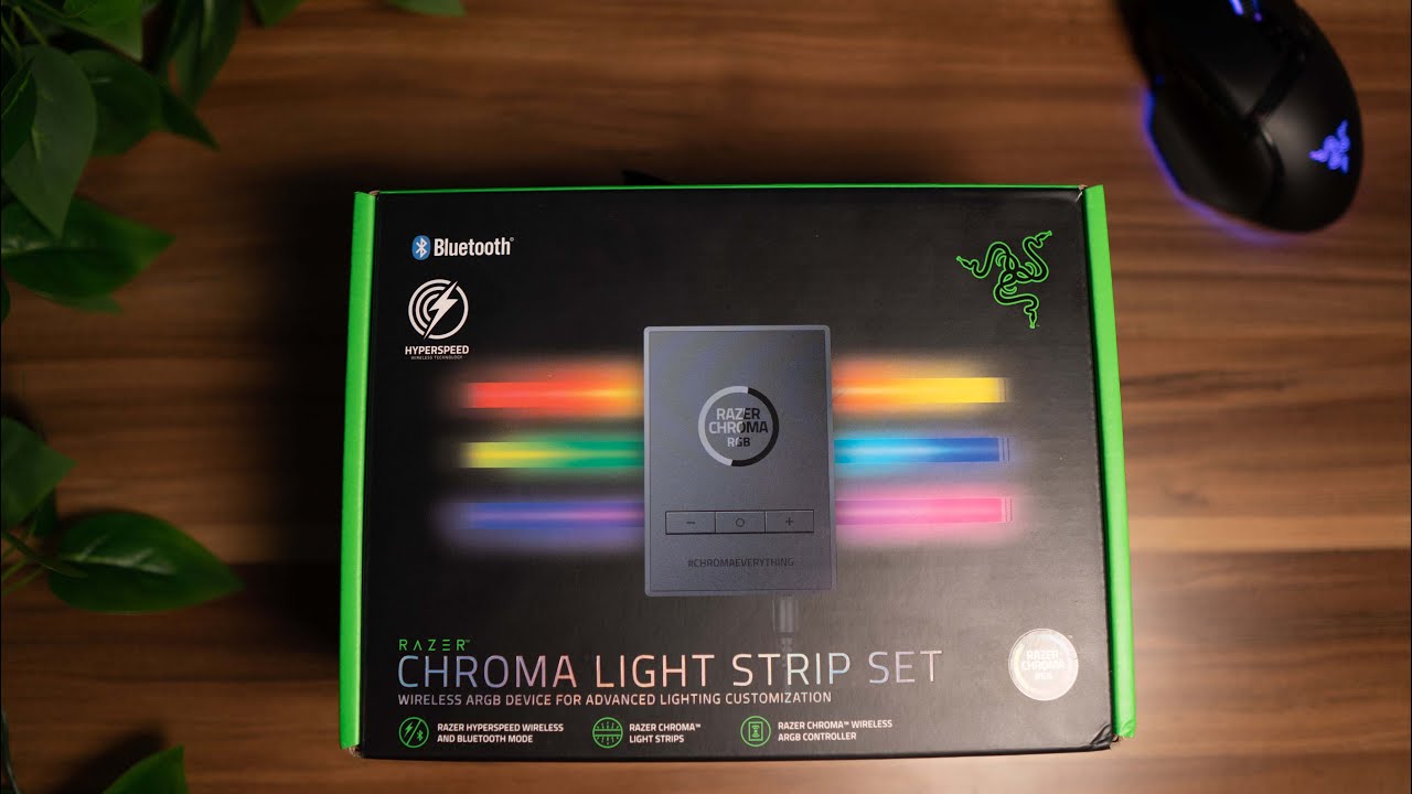 Razer Chroma Light Strips Unboxing and Setup