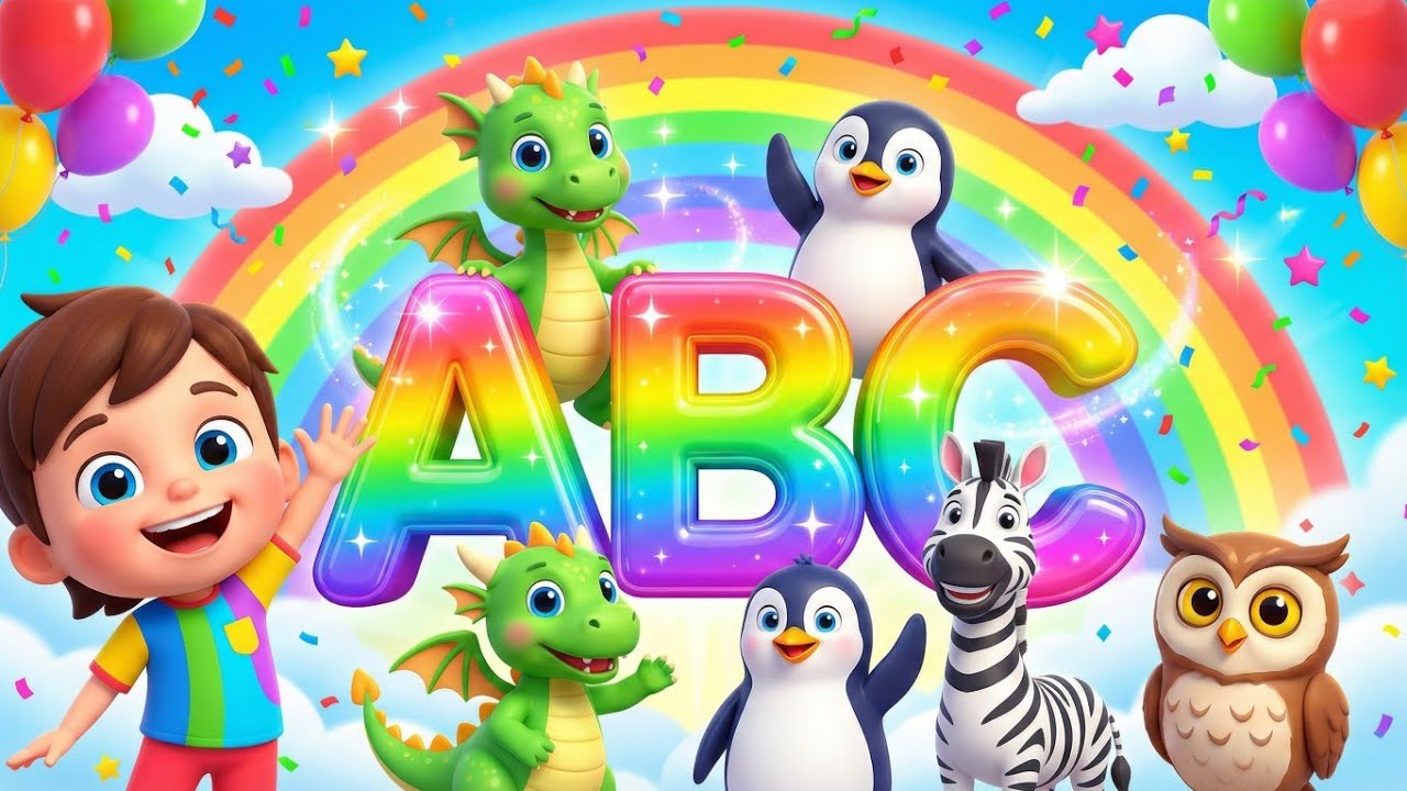 ABC Adventure Rhyme for Kids | Fun Alphabet Learning | A to Z Cartoon Animation