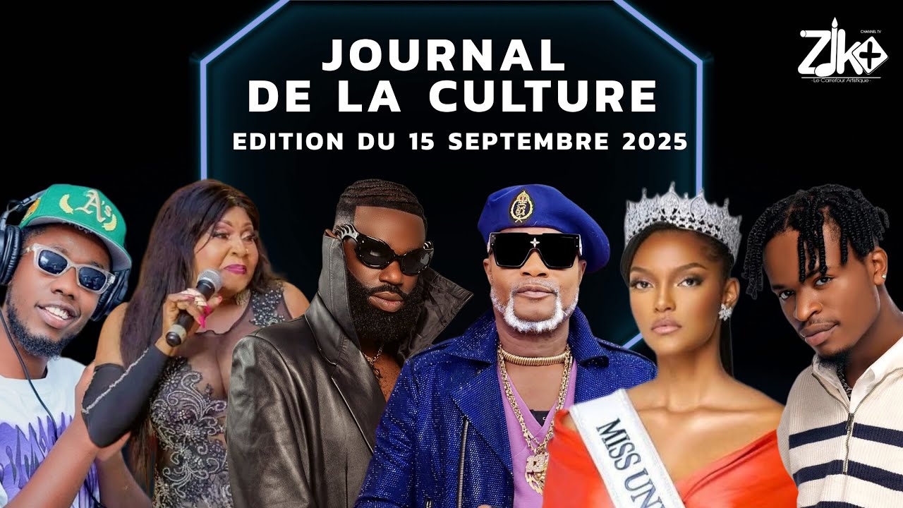 Journal de la Culture I Edition du 15 Septembre 2025 I ZIK Plus Tv