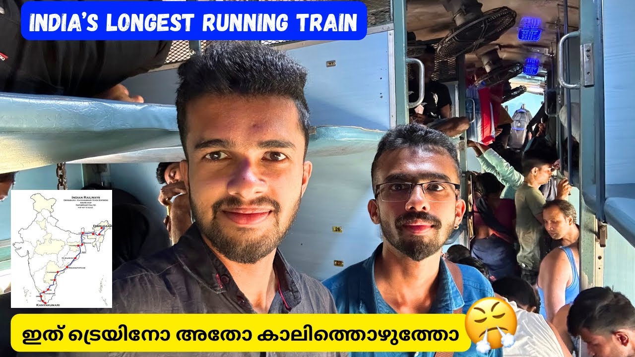 Vivek Express - Kanniyakumari to Dibrugarh Full Journey | India’s Longest Running Train | Part - 1