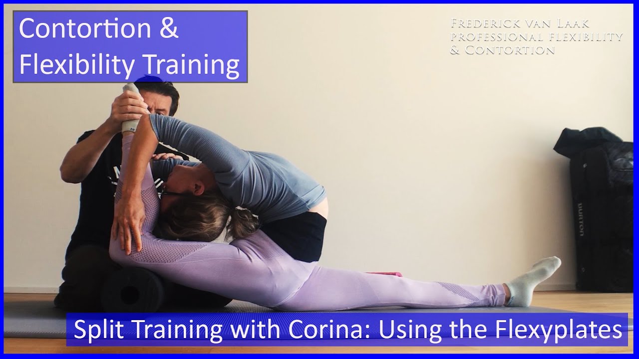 Contortion Training by Flexyart 174: Splits with Corina - Also for Yoga, Poledance, Ballet, Dance