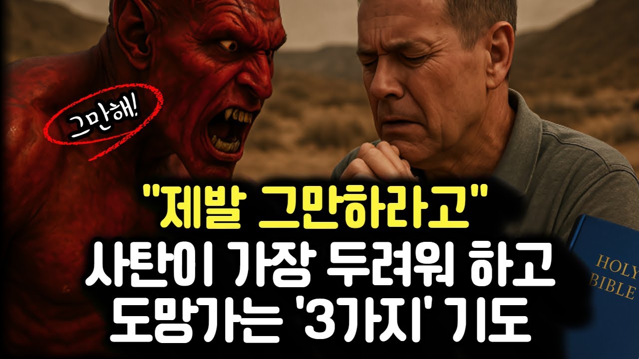 사탄이 도저히 견딜 수 없어서 벌벌 떨고 도망가는 '3가지' 기도ㅣ이 기도를 마귀가 가장 싫어합니다ㅣ오디오북