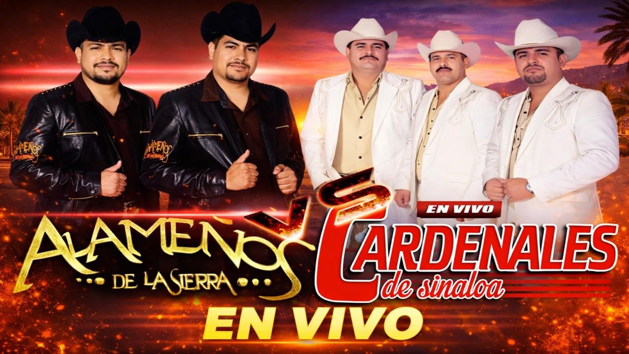 Los Alameños De La Sierra Ft. Los Cardenales De Sinaloa .- En Vivo F.P. (DISCO COMPLETO)