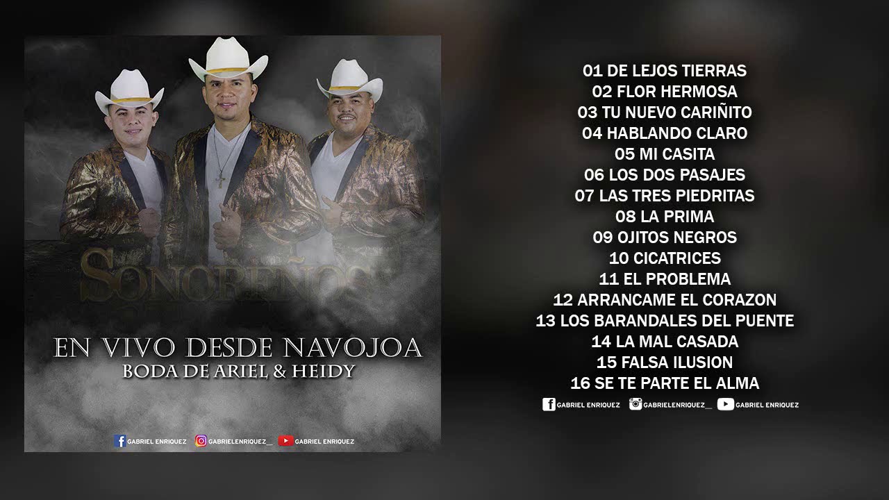 Sonoreños Del Compa Tico - Boda De Ariel & Heidy [DISCO COMPLETO] 2020 - ¡ESTRENO!