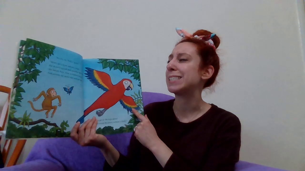 Miss K  reads Monkey puzzle by Julia Donaldson and Axel Scheffler