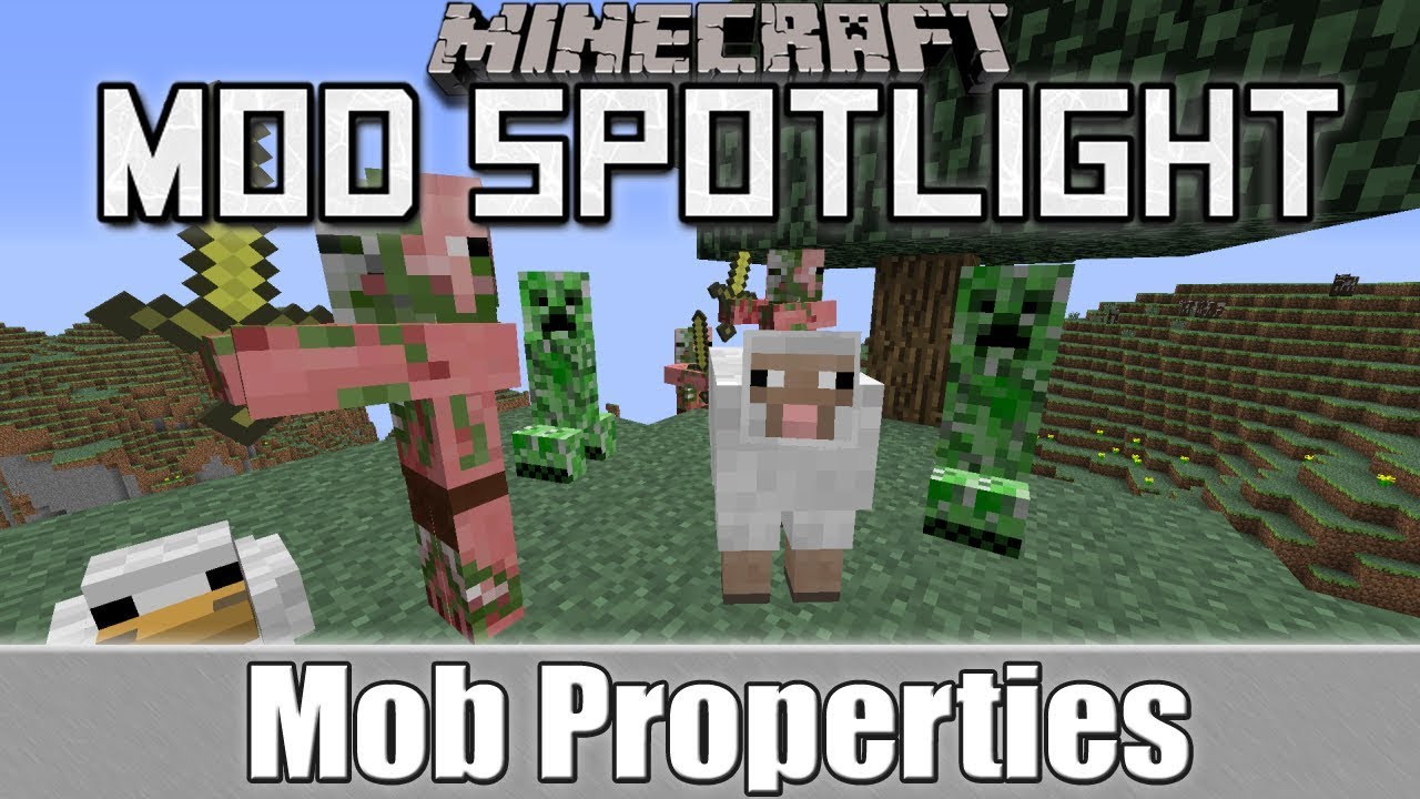 Minecraft Mod Spotlight: Mob Properties (1.6.2/1.6.4)