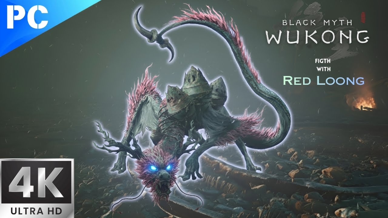 Black Myth Wukong: Red Loong Secret Boss Fight (Optional Chapter 1 Dragon)