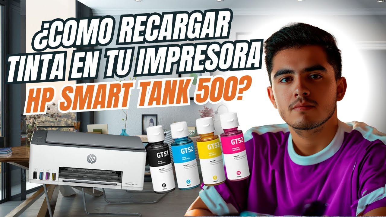 Cómo recargar tinta en tu HP Smart Tank 520, 530 o 580 SIN DERRAMES 🖨️💧