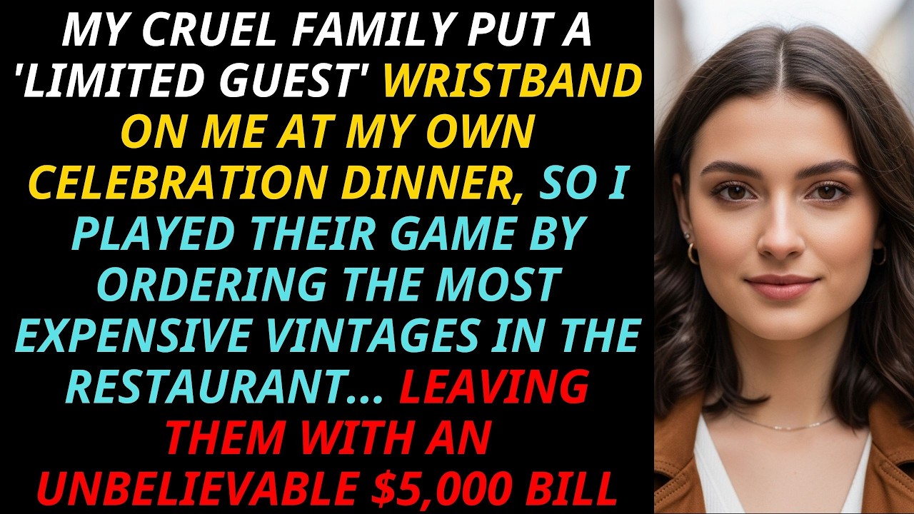 My Family Gave Me A 'Limited Guest' Wristband At Dinner — I Left Them With A $5,000 Bill