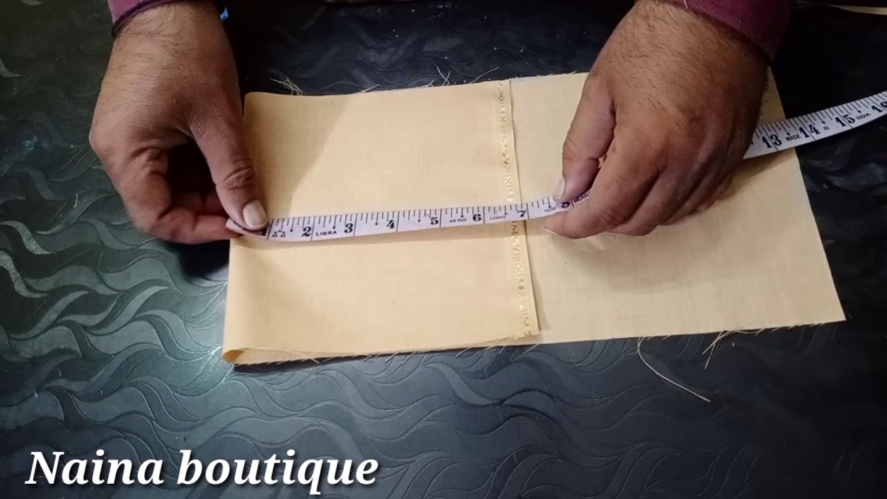 HOW TO CUTTING SIDE KURTA POCKET || KURTE KI SIDE POCKET KAISE CUTTING KRE
