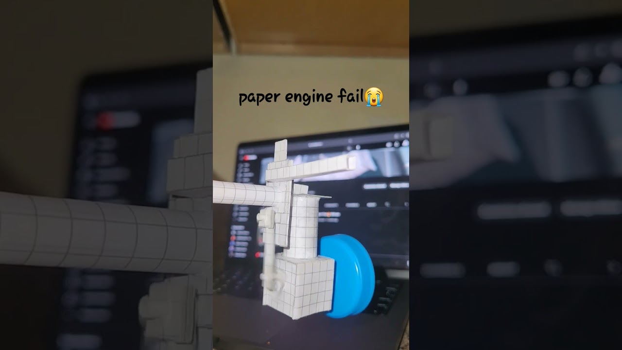 Paper Engine Fail 😭 #shorts