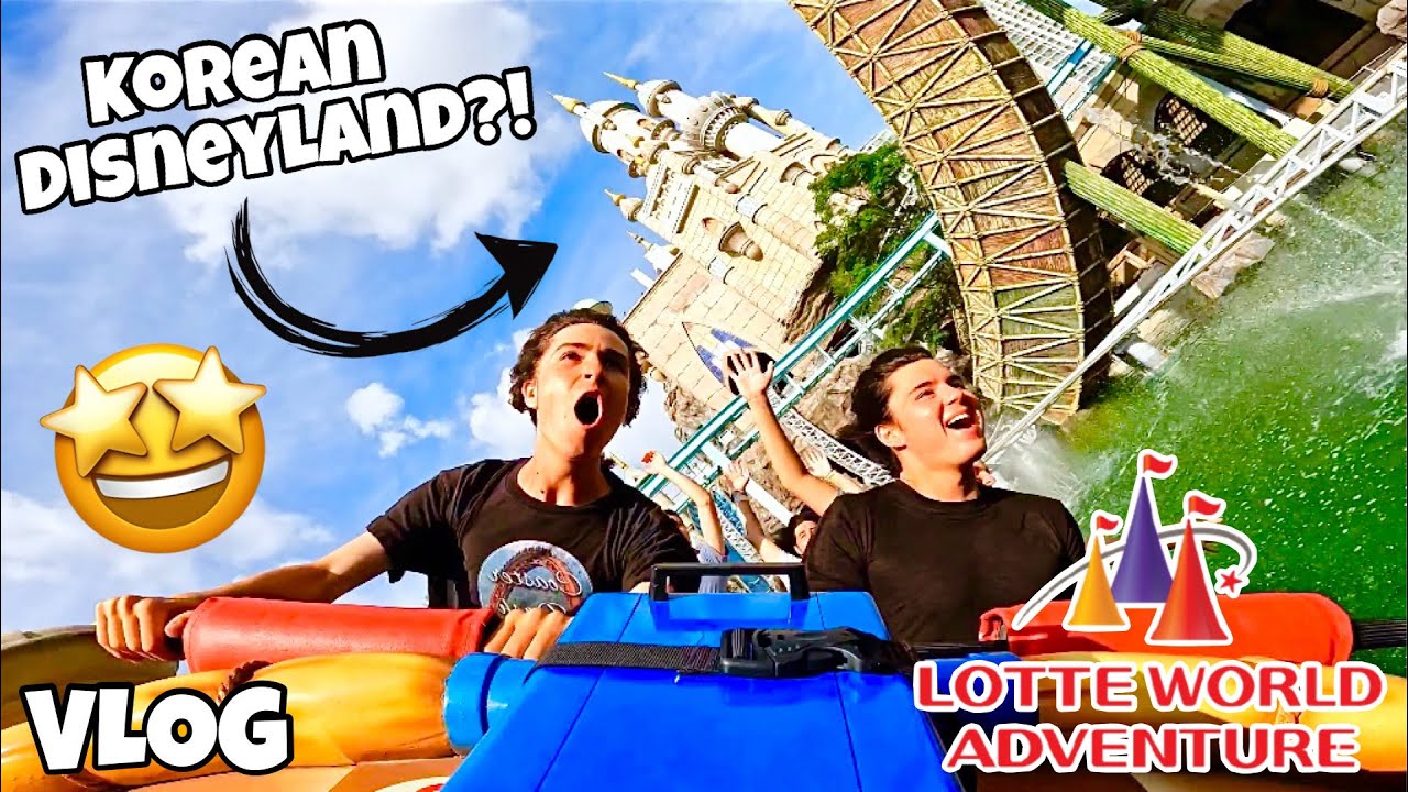 Хотите посетить самый оживлённый тематический парк Кореи?! Lotte World — Сеул, Южная Корея | VLOG...
