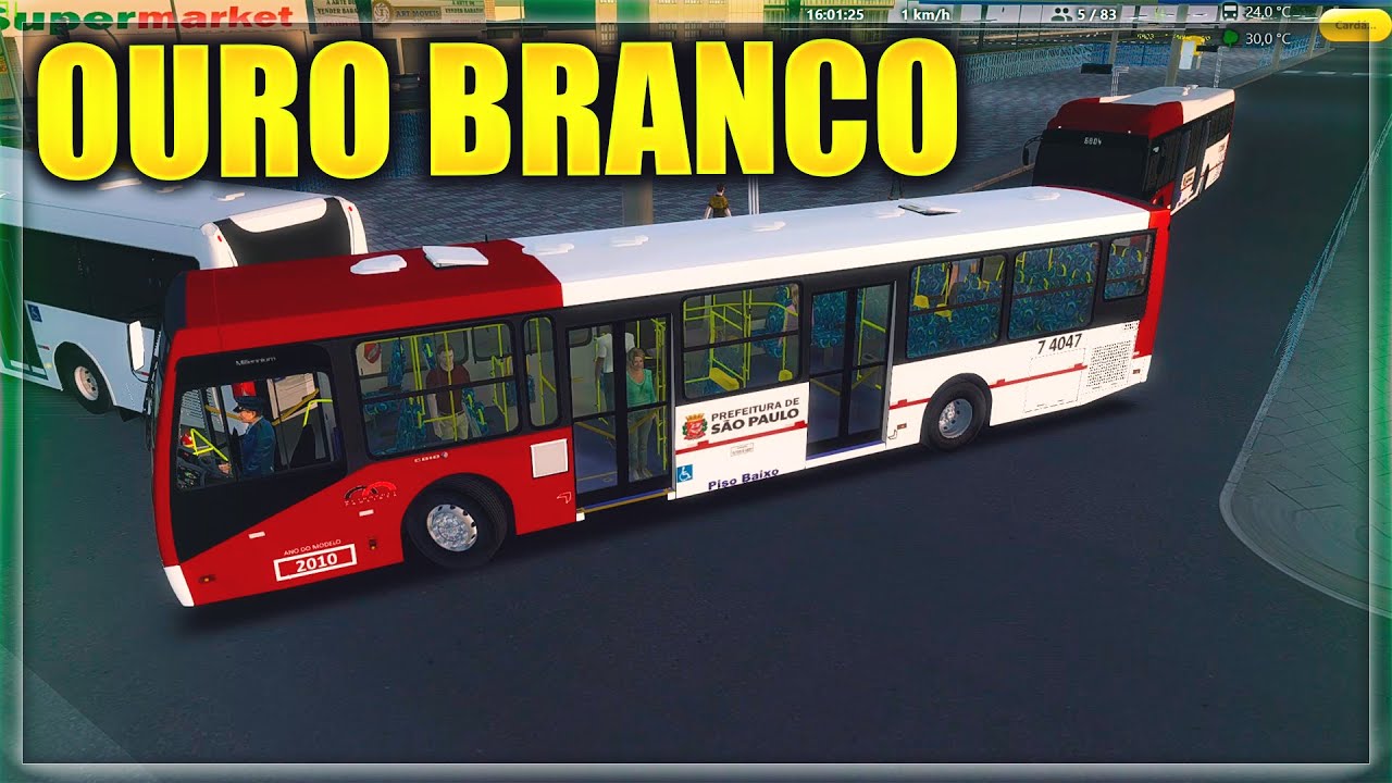 PASSAMOS de FRENTE AO CEMITÉRIO SÃO LUIZ | Linha 6803-10 JD. CAPELINHA l Mapa Ouro Branco l OMSI 2