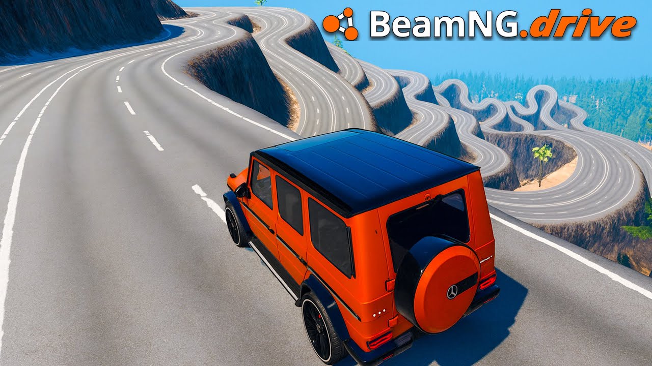 ¡Bajando POR EL CAMINO DE LA SERPIENTE! *PELIGROSO* | BeamNG.Drive