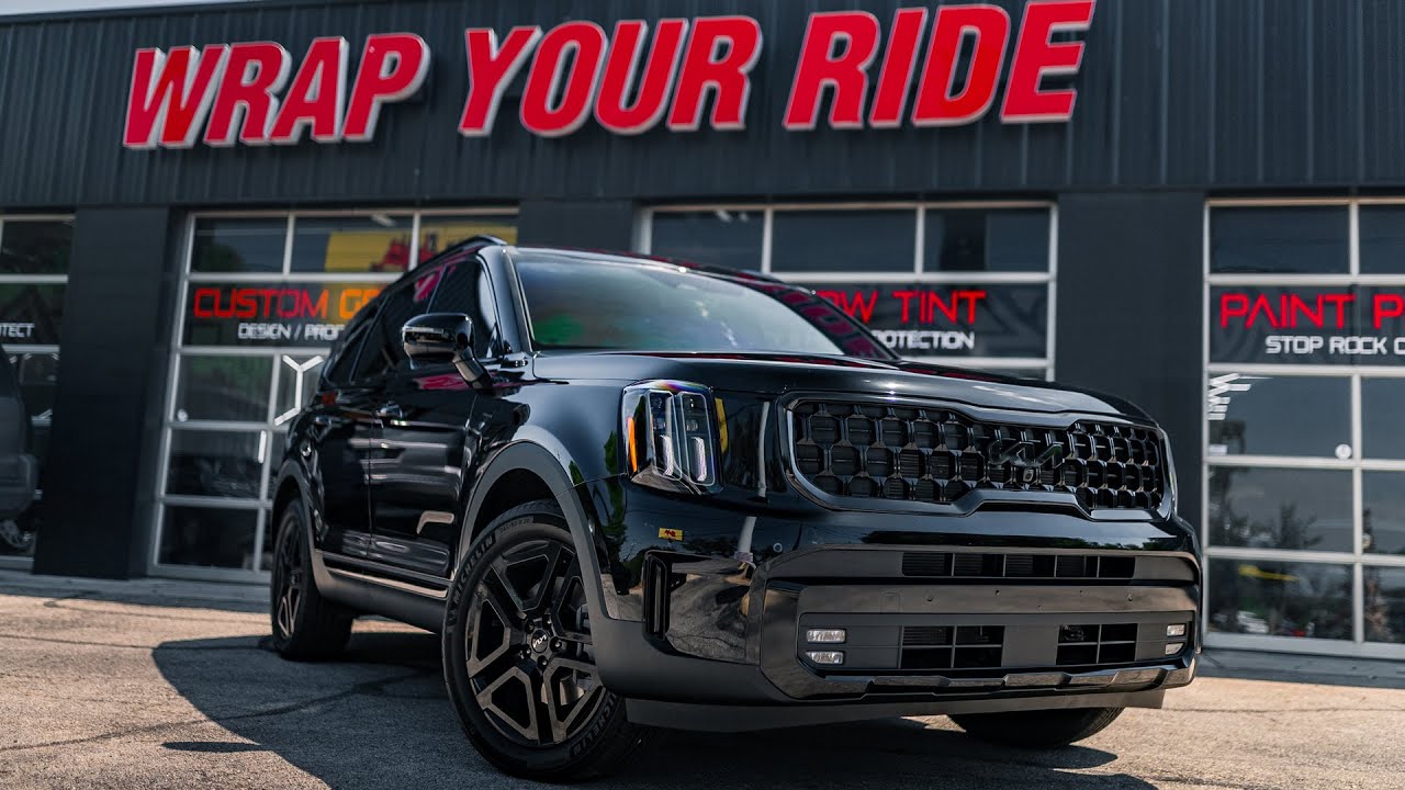 2023 Kia Telluride - Chrome Delete, Paint Protection Film Install | 4K 60 FPS