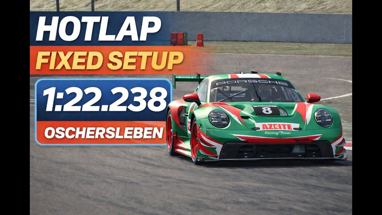 iRacing | Porsche 992 GT3 R FIXED Hotlap | Oschersleben 1:22.238