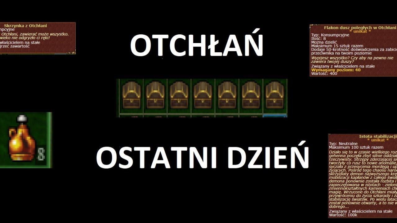OTCHŁAŃ - OSTATNI DZIEŃ! LUŹNE DEDANIE / KOLOS WERNORADZKI DRAKOLISZ
