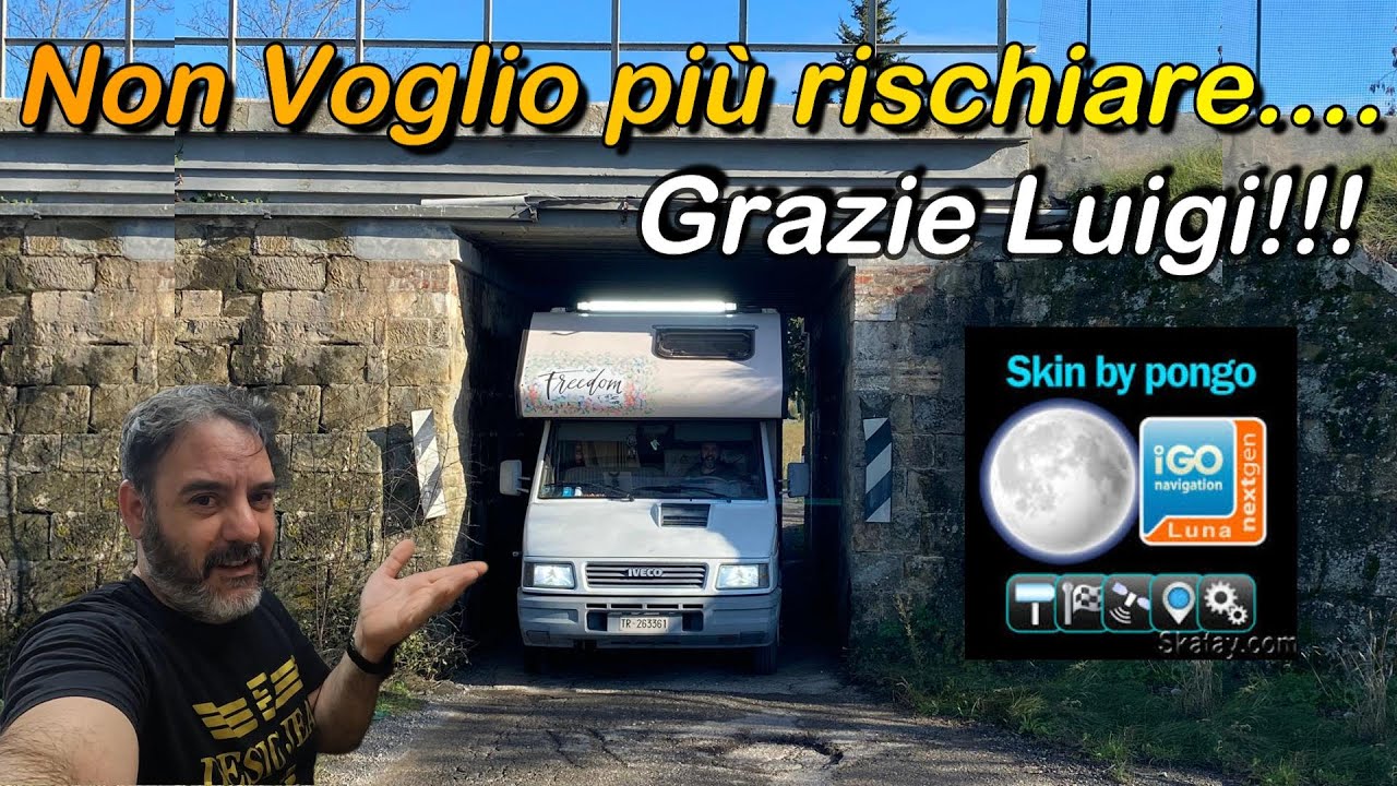 Panico! Navigatore in Camper #navigation #camper #faidate #street