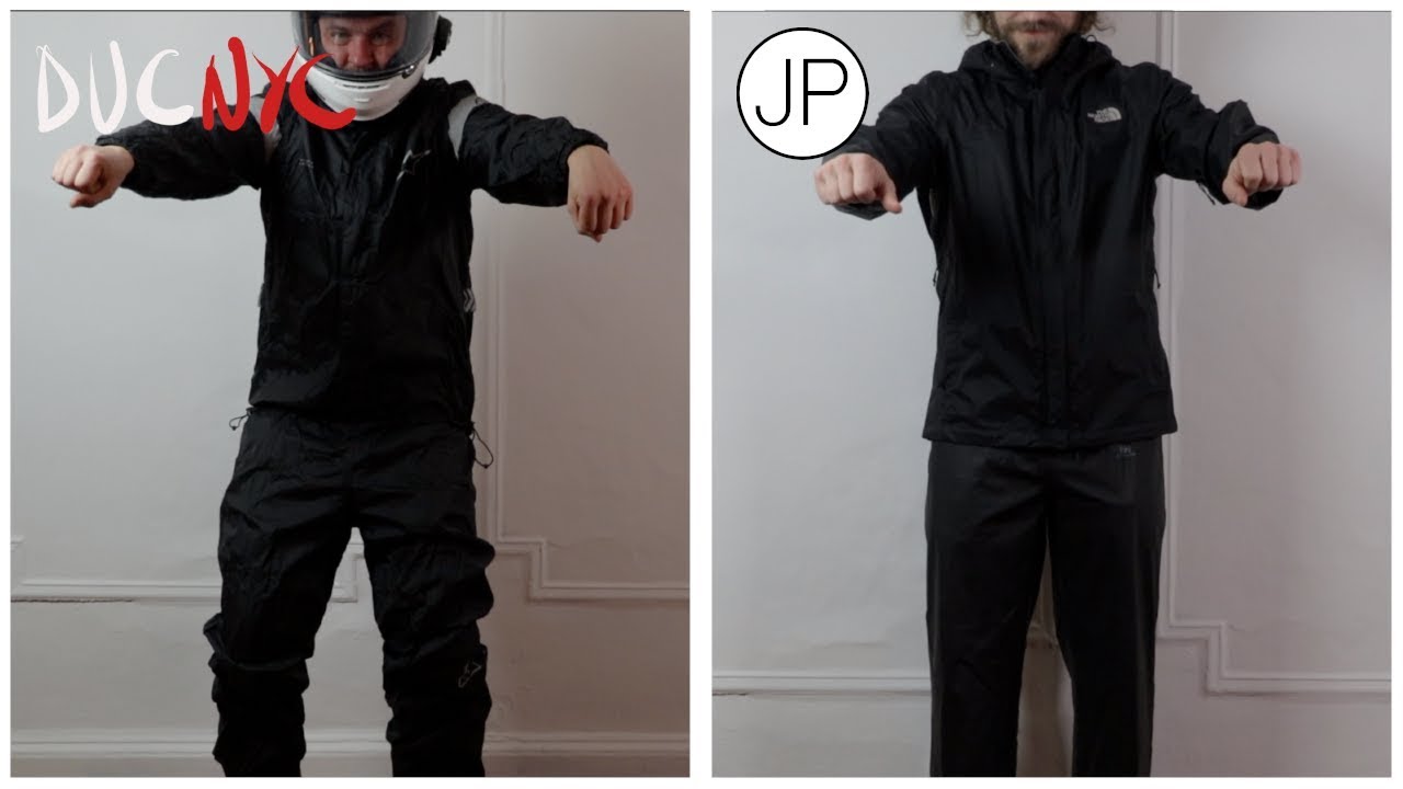 MOTO KIT CLASH – Rain Gear – Alpinestars Hurricane vs THE NORTH FACE Boreal and HELLY HANSEN Voss