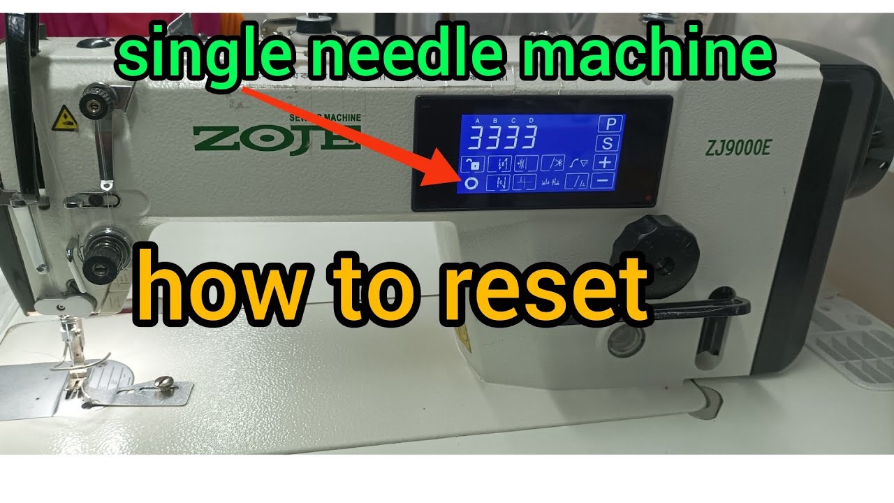 ZOJE plane machine (how to reset)ZJ9000E model