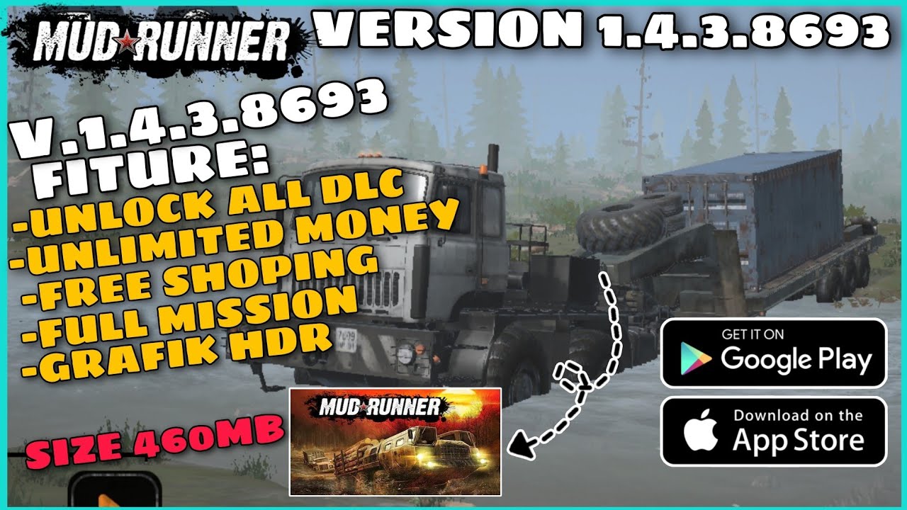 Mudrunner ModApk V.1.4.3.8692 Unlock All DLC || GAME REALISTIS