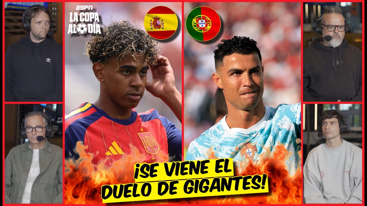 ESPA&Ntilde;A llega como FAVORITA ante PORTUGAL en el DUELO de OCTAVOS de FINAL | La Copa Al D&iacute;a