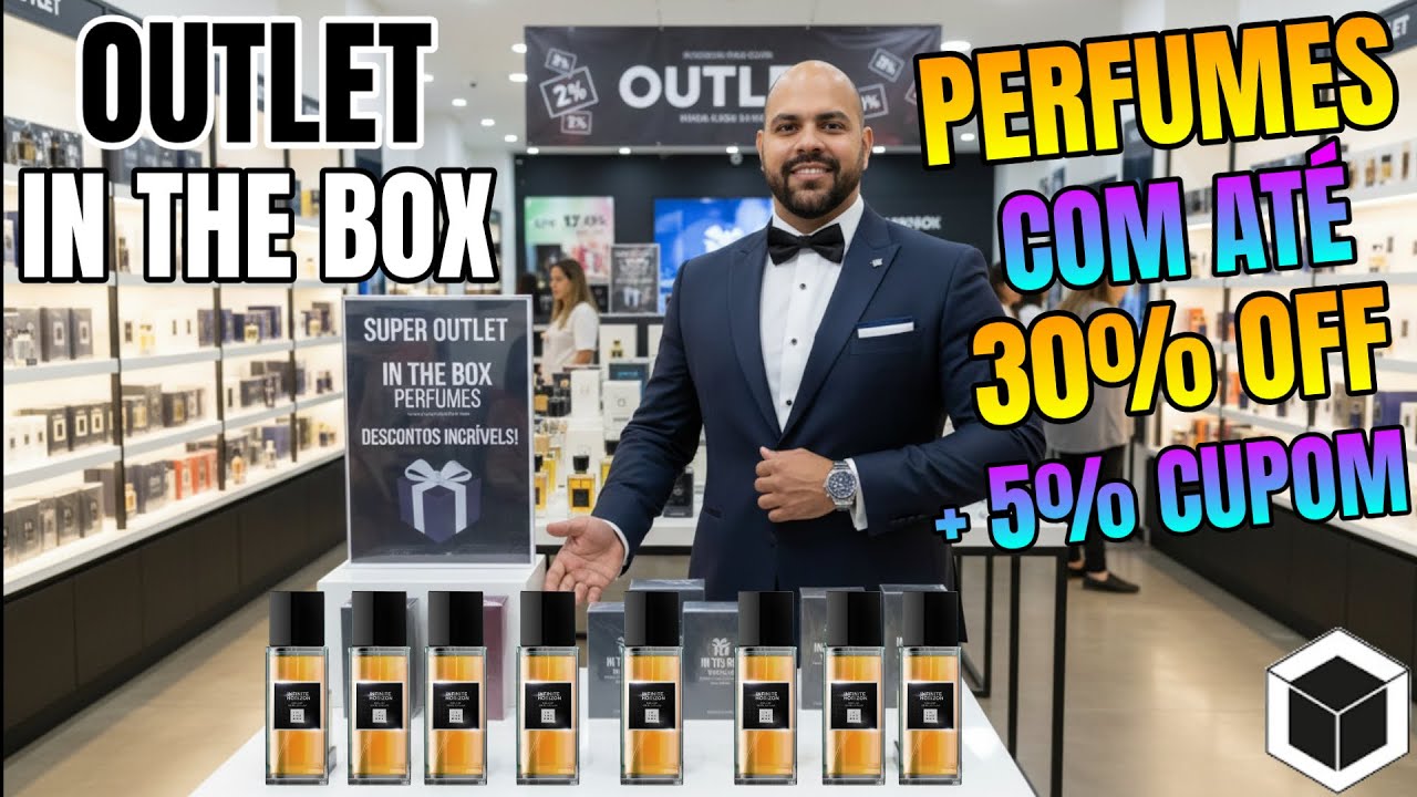 OUTLET IN THE BOX PERFUMES COM AT&Eacute; 35% OFF #intheboxperfumes #outlet
