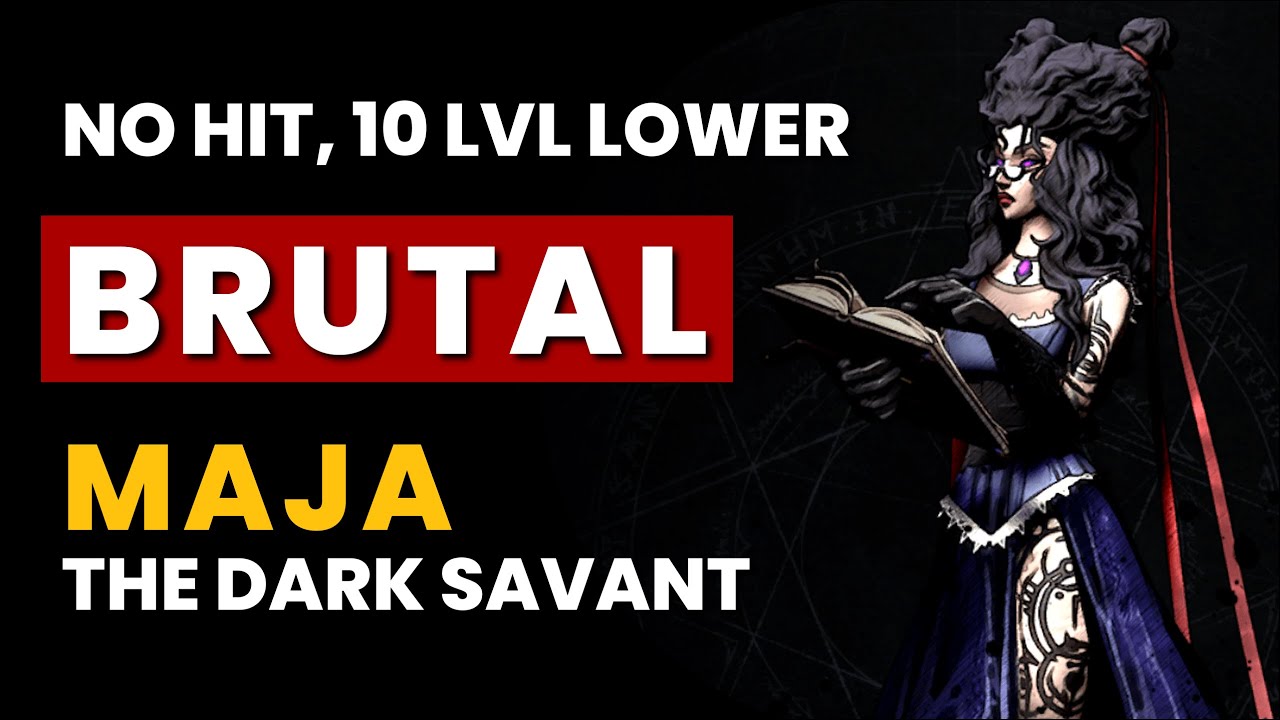 V Rising - BRUTAL Maja the Dark Savant | No Hit, 10 Levels Lower, Frail | 1.0 Boss Kill