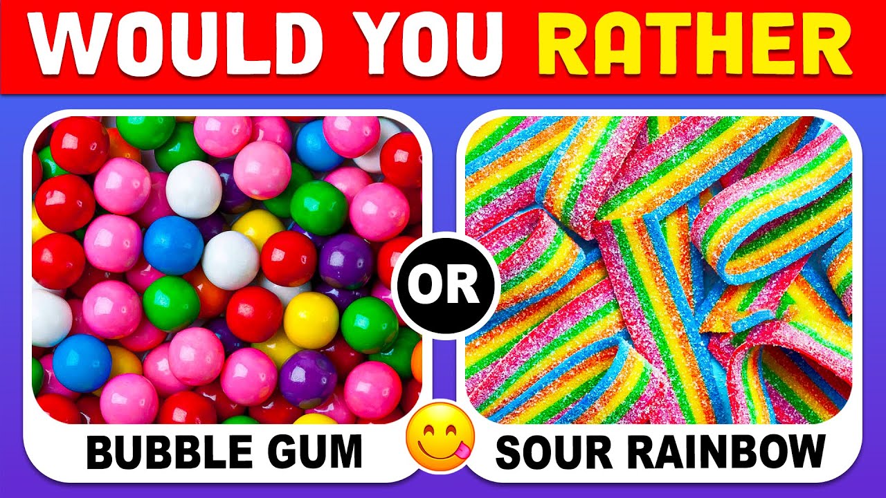 Would You Rather...? Sweet VS Sour JUNK FOOD Edition 🍭🍋 SM Quiz