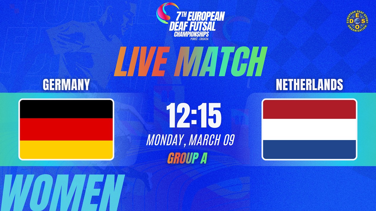 WOMEN | GAME 01 | GROUP A | GERMANY vs NETHERLANDS