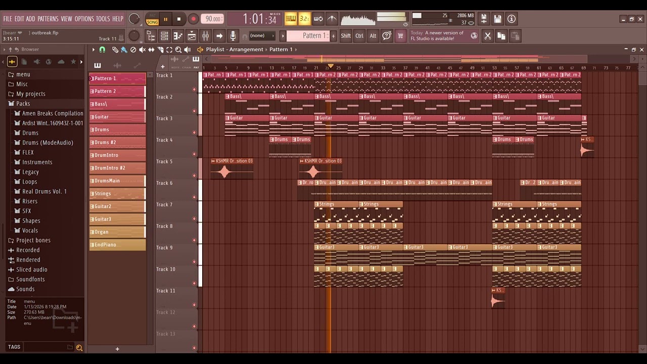 nico's nextbots outbreak theme cover