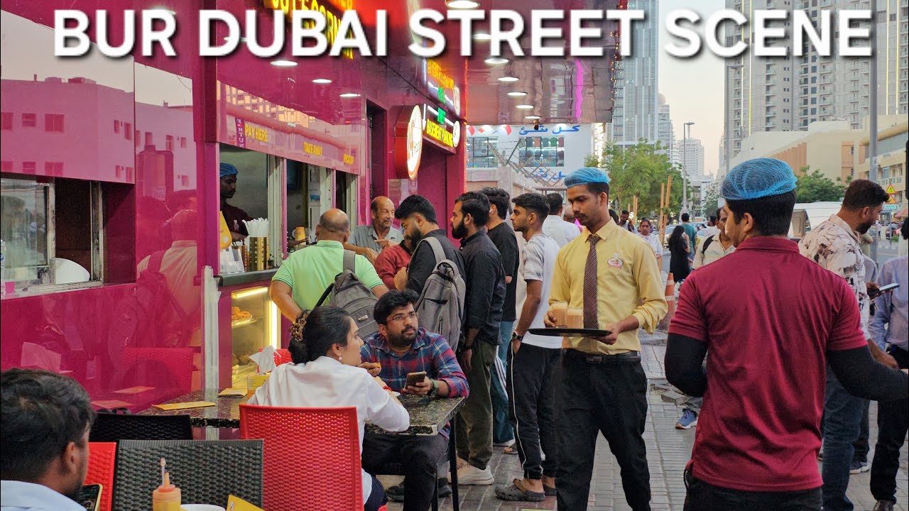 DUBAI WALK TOUR: Bur Dubai Real Life Street Scene - Life of Tourists & Expats (5.8.25: 4K-UHD)