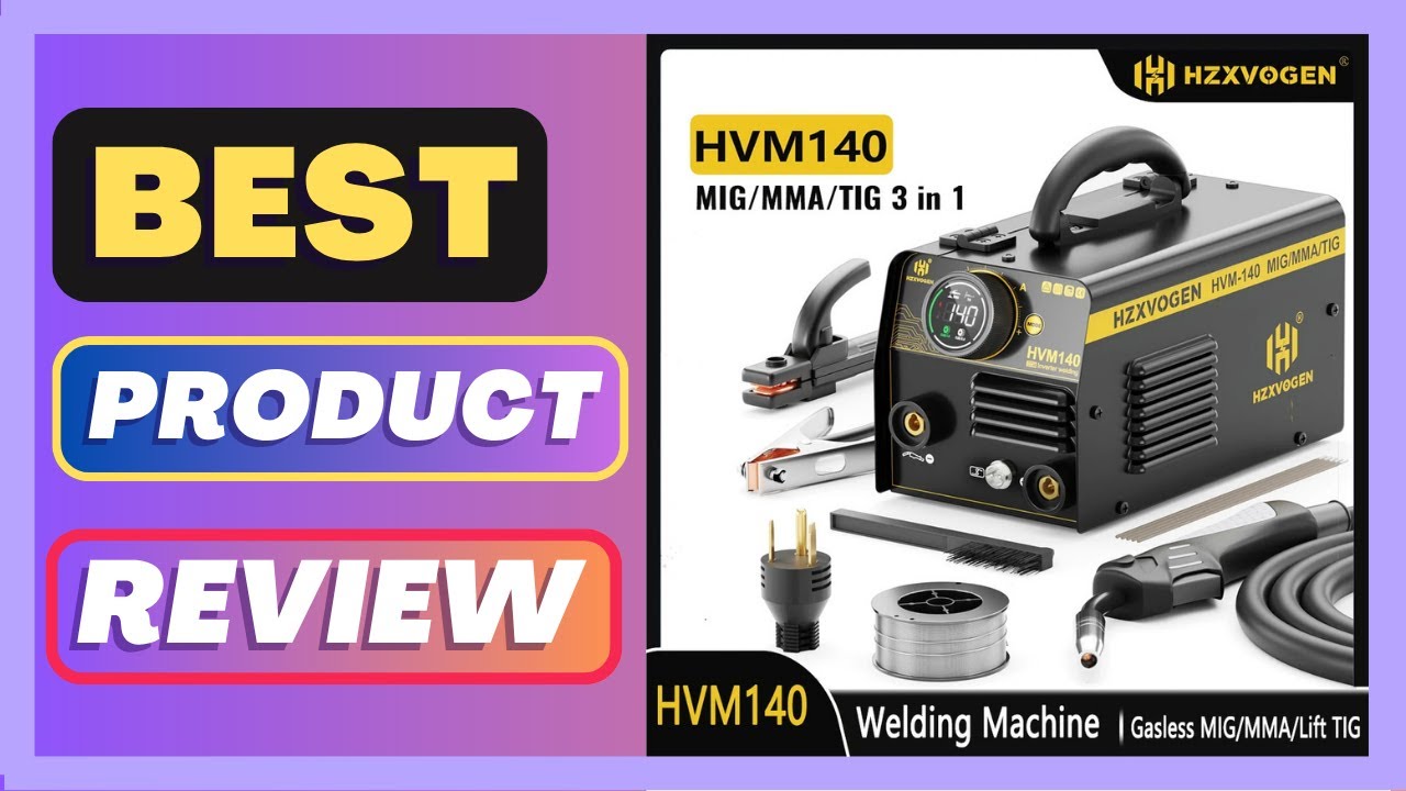 Best HZXVOGEN HVM140 3 in 1 Semi-Automatic Inverter Mig