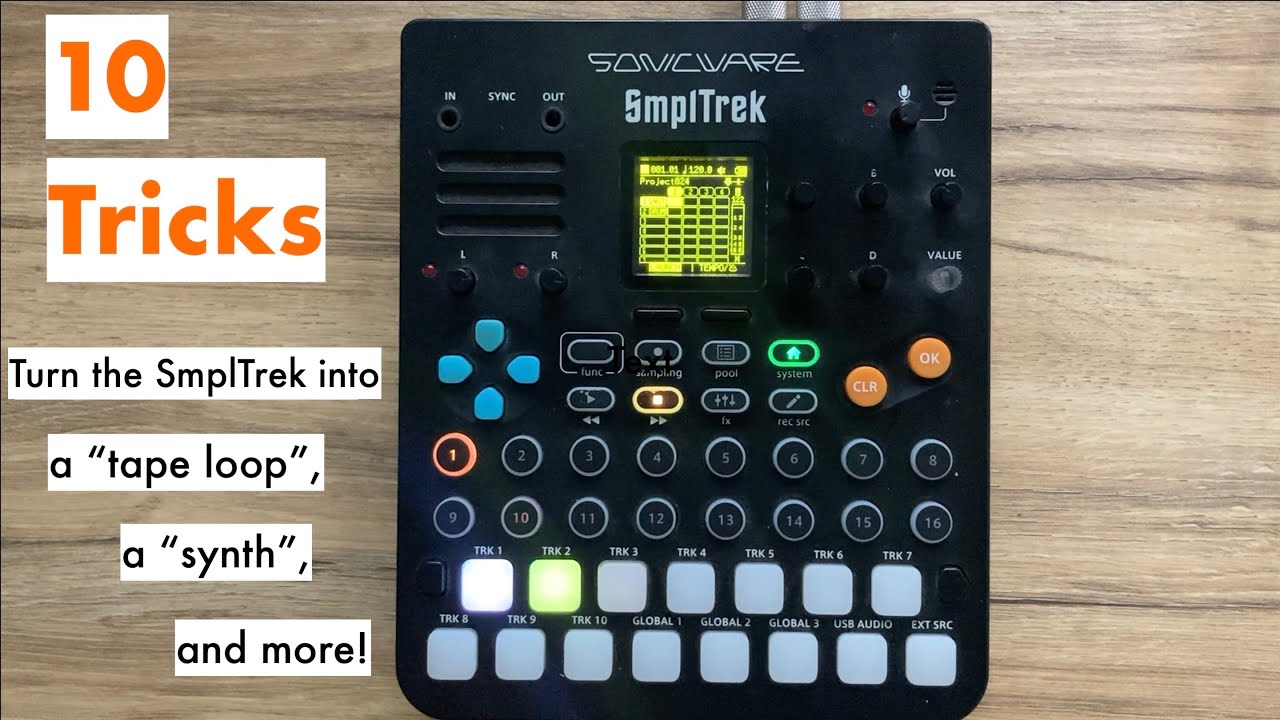 10 Tricks for Sonicware SmplTrek | “Tape Loop“, “Synth“ and More!