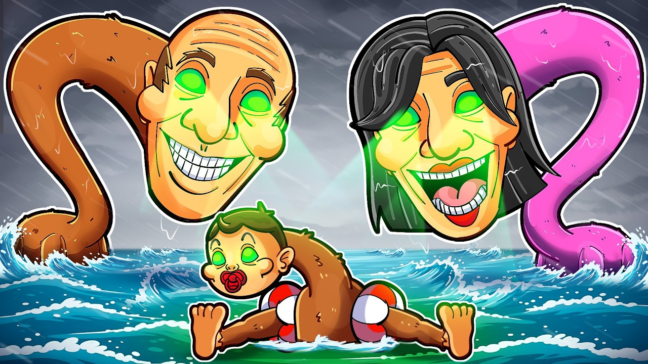 SWAM TOO FAR FAMILY in ROBLOX! (Baby Swam Too Far)