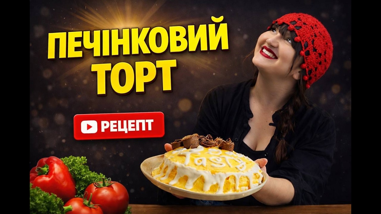 Печінковий торт, що тане у роті! Простий рецепт з курячої печінки