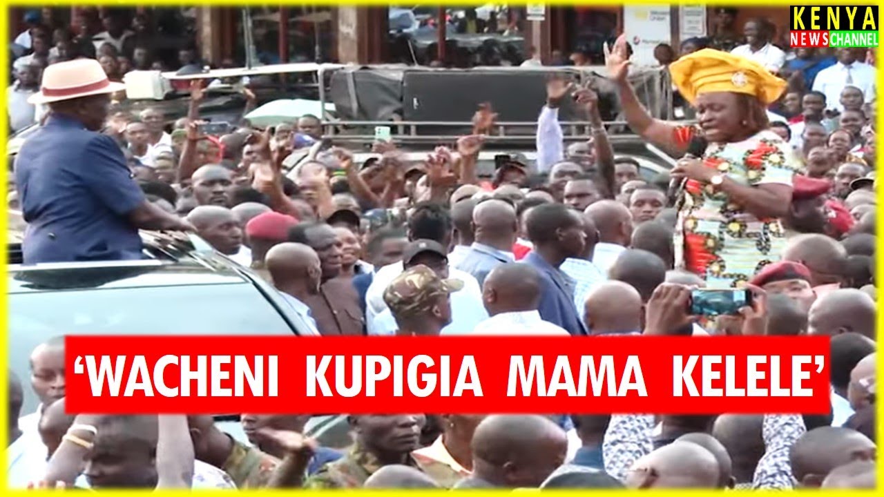 Ruto gets ANGRY after Kakamega Crowd HECKLED Woman Rep Elsie Muhanda in Shinyalu