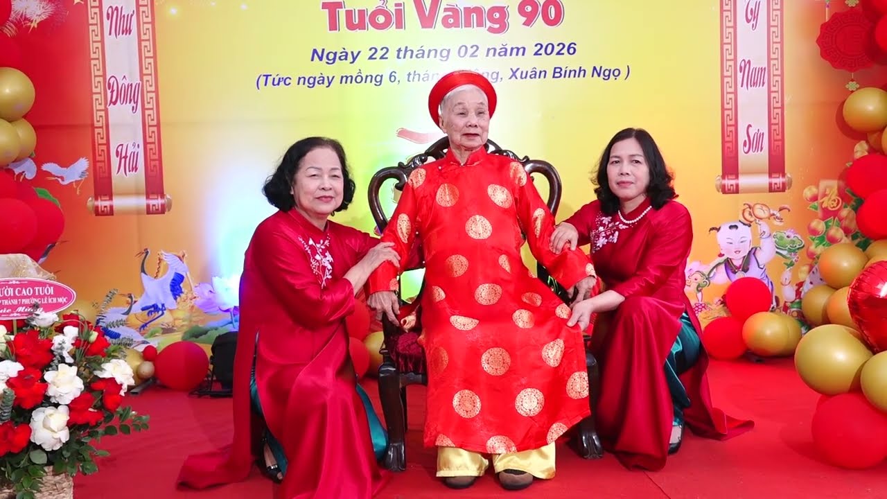 Lễ Mừng Thọ cụ Mạc Thị Tiến Tuổi 90