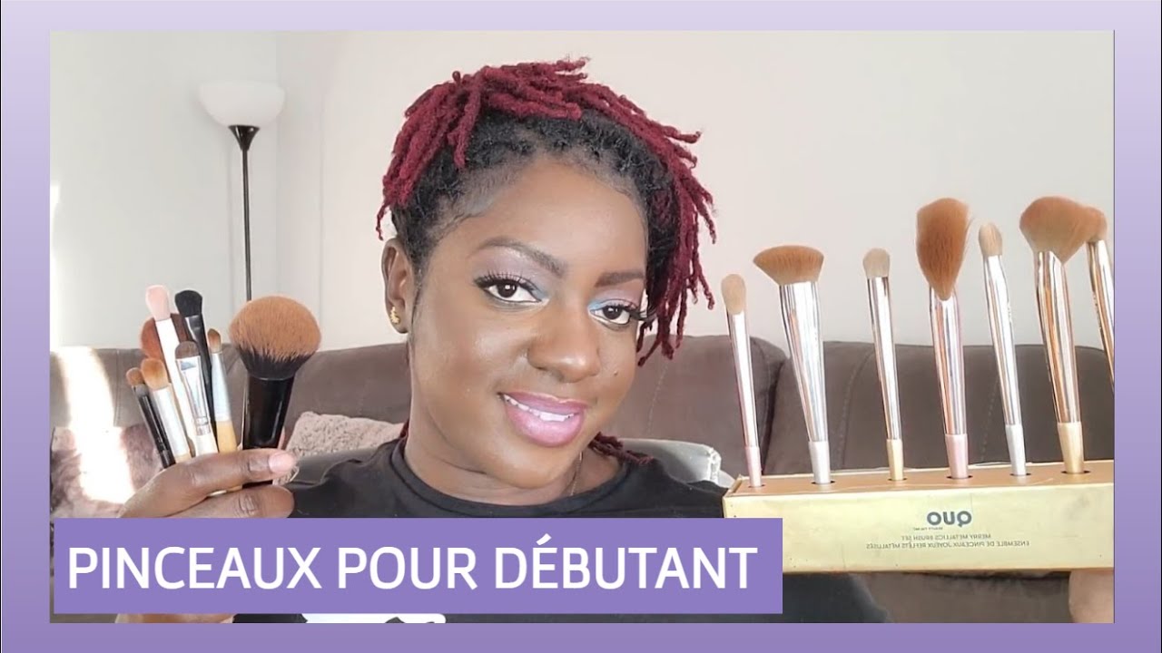 Pinceaux maquillage pour le visage et les yeux pour débutant
