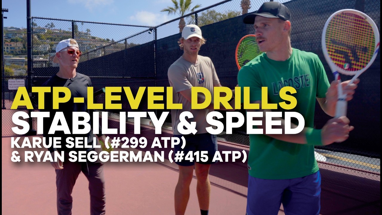 ATP Tennis Drills: Stability, Mobility & Explosive Speed ft. Ryan Seggerman& Karue Sell