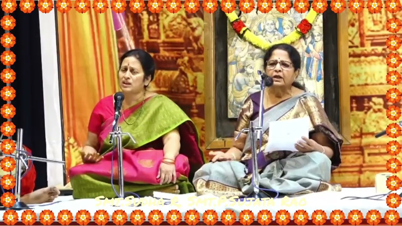 Smt.R.Sudha, Smt P.Sujata Rao II Tyagaraja aradhanotsavalu 2026