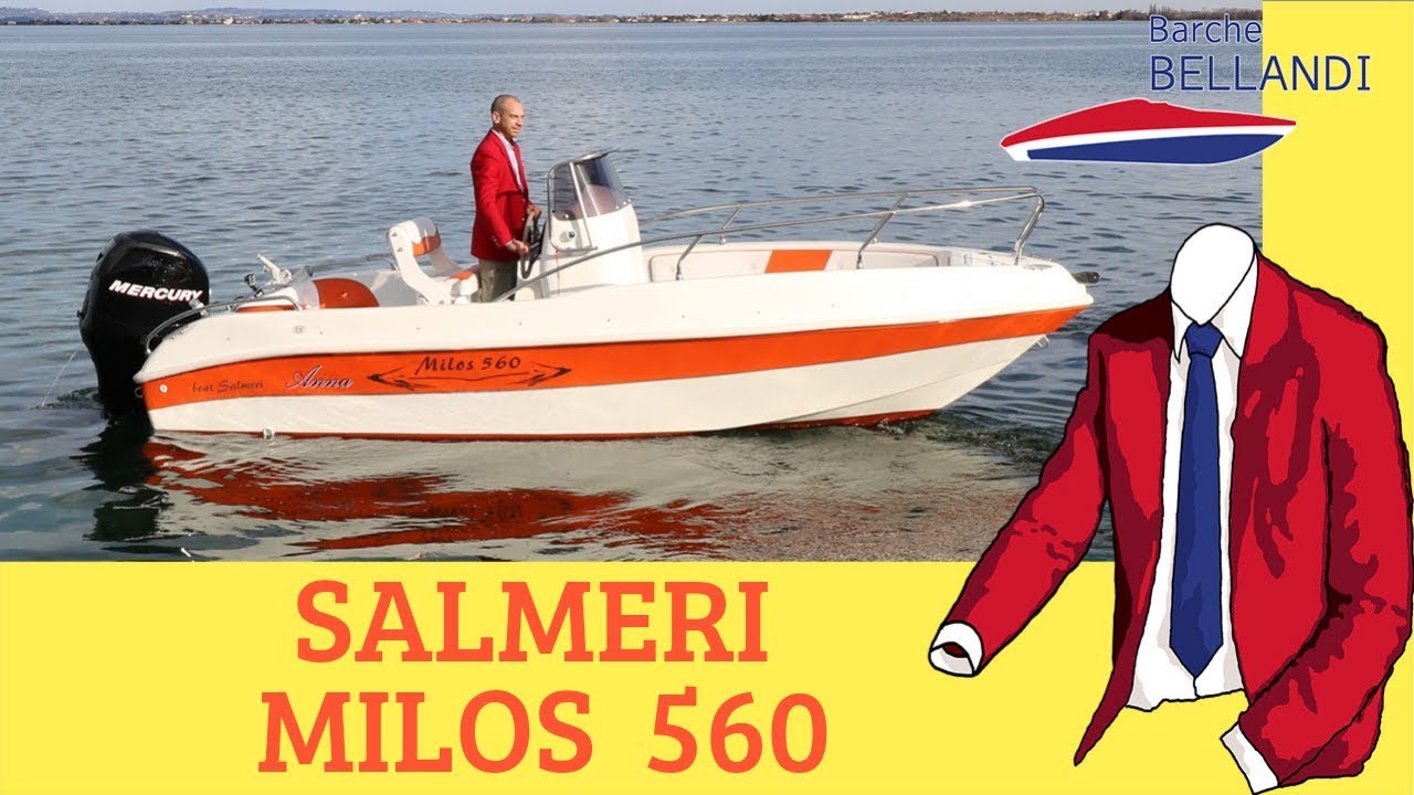 Salmeri Milos 560 con Mercury 80 - Barca usata lago di Garda